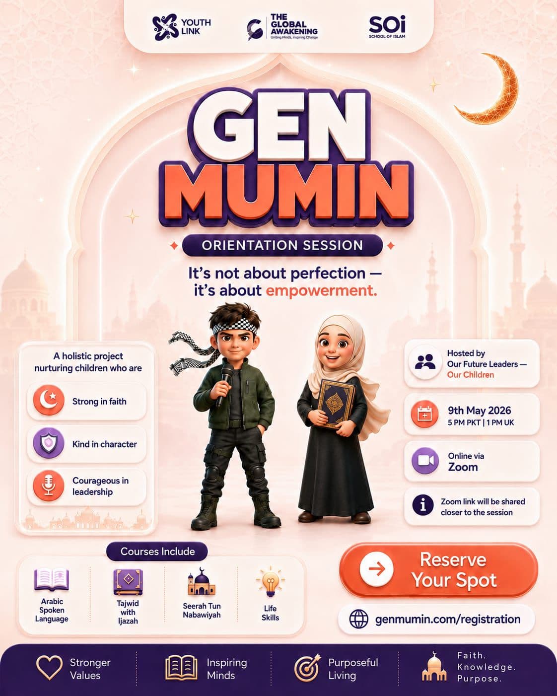 Gen Mumin orientation session poster